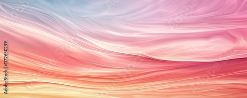 Wallpaper Mural Minimal skies idea. A vibrant abstract background with flowing waves of pink and blue tones. Torontodigital.ca
