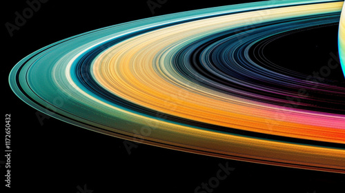 abstract background of solar system  planets 