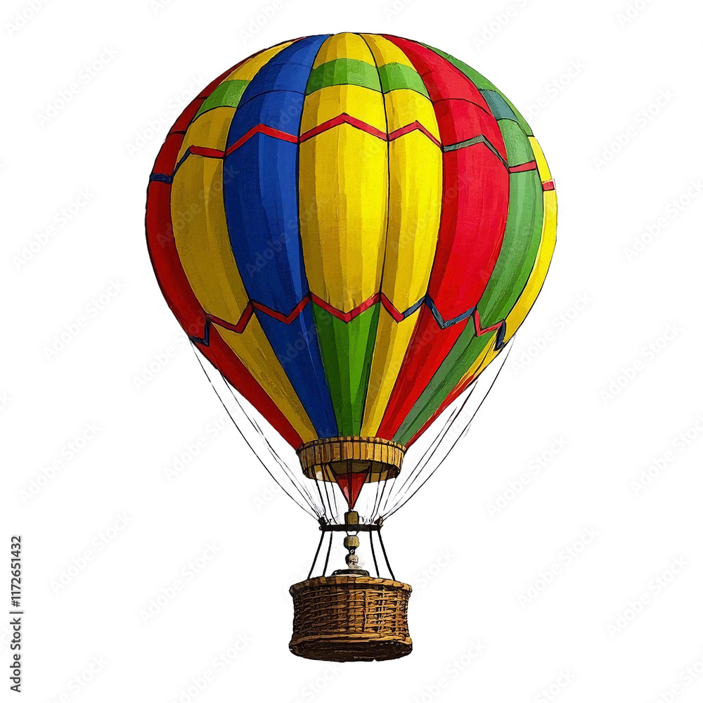 Fototapeta premium a hot air balloon 