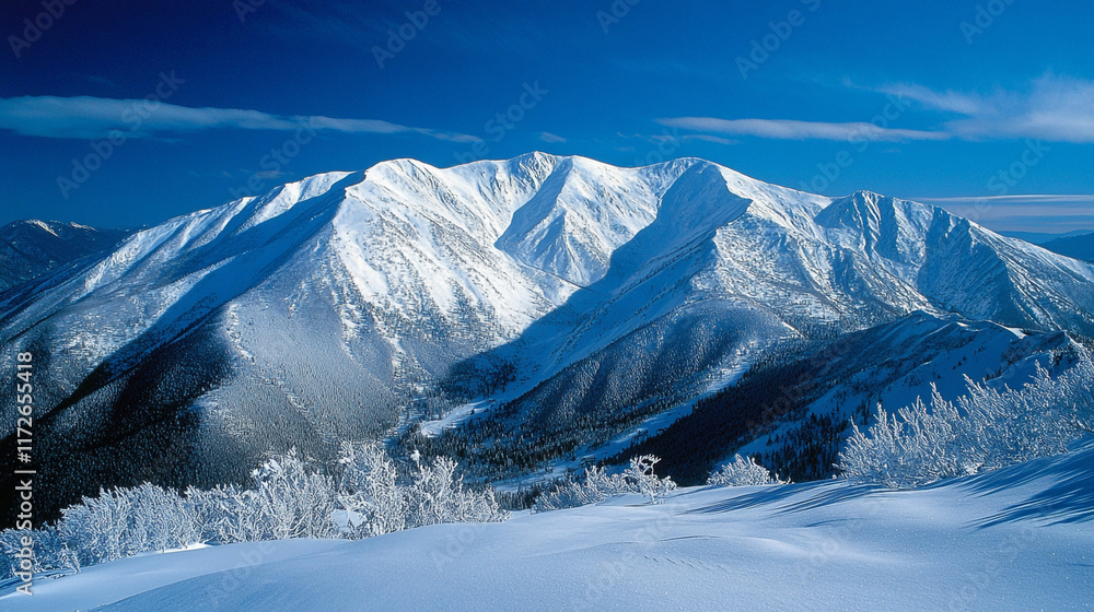 nice and fresh morning clear view of a natural snow covered mountains, snow covered surface with beautiful mountains, Winter season morning snow covered mountains under a clear sky. nice and fresh morning clear view of a natural snow covered mountains, snow covered surface with beautiful mountains, Winter season morning snow covered mountains under a clear sky.
