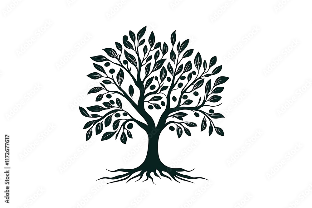 Obraz premium Tree icon.