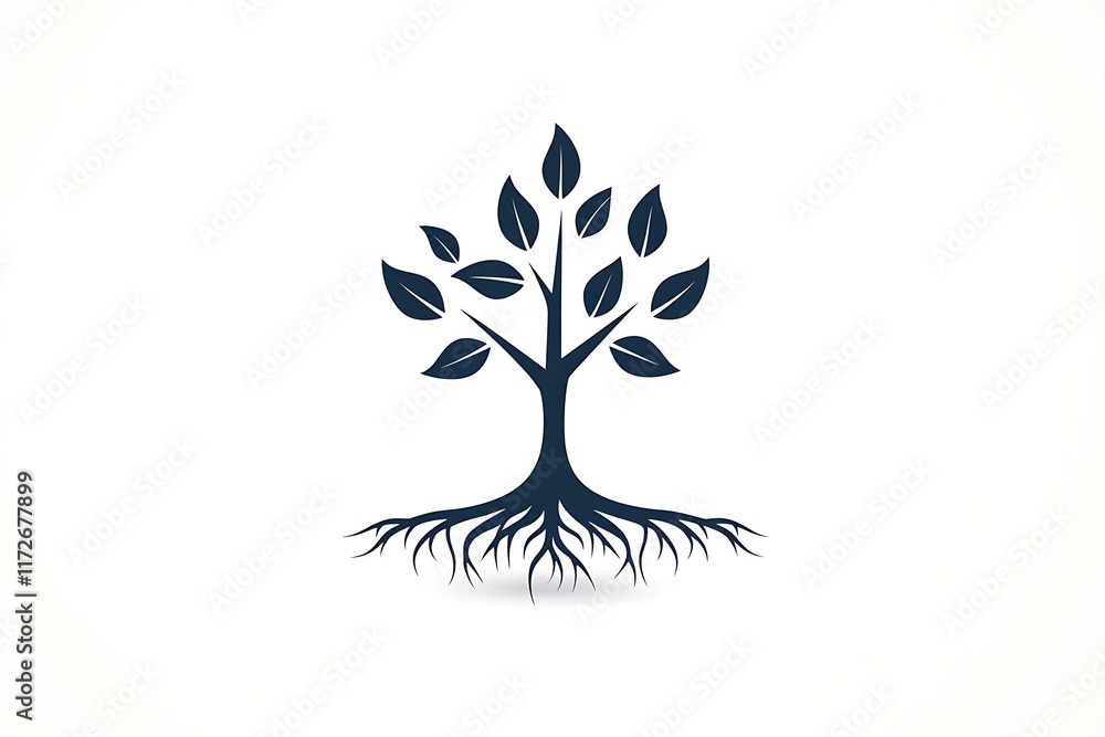 Obraz premium Tree icon.