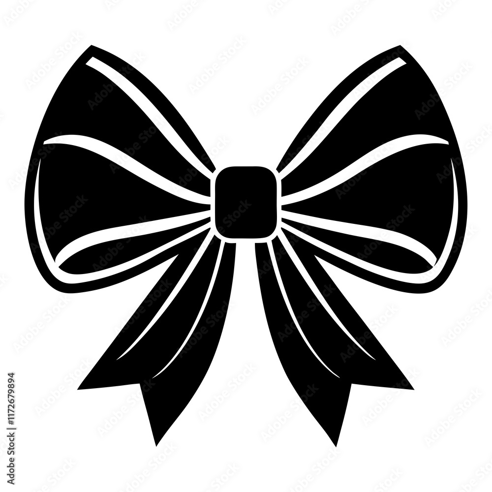 black and white bow black and white bow