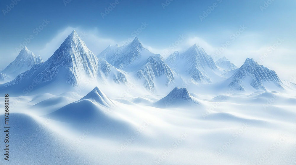 nice and fresh morning clear view of a natural snow covered mountains, snow covered surface with beautiful mountains, Winter season morning snow covered mountains under a clear sky. nice and fresh morning clear view of a natural snow covered mountains, snow covered surface with beautiful mountains, Winter season morning snow covered mountains under a clear sky.