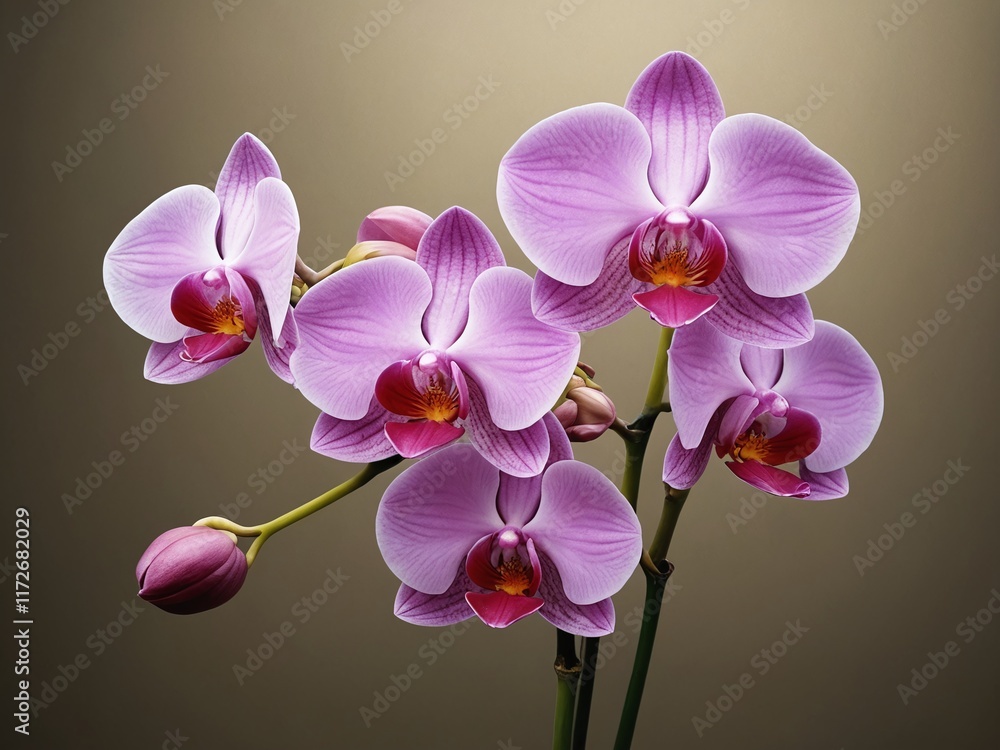 orchid on black background orchid on black background
