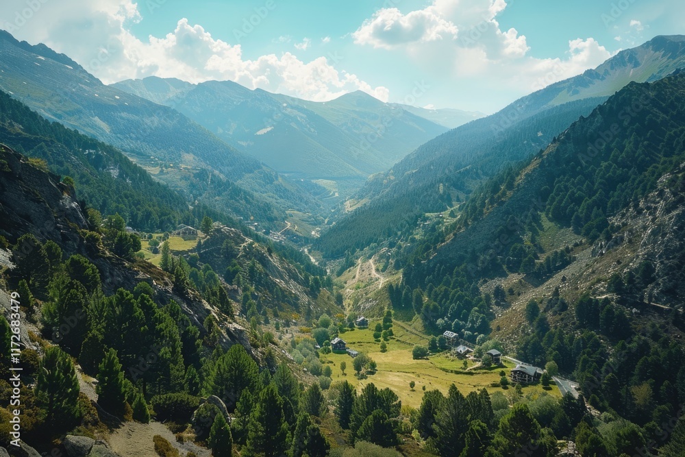 Fototapeta premium drone aerial view