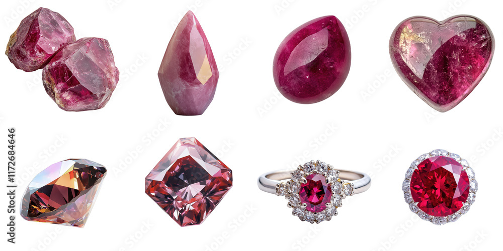 Ruby gems isolated 3d mockup without background using for all purpose. Ruby gems isolated 3d mockup without background using for all purpose.