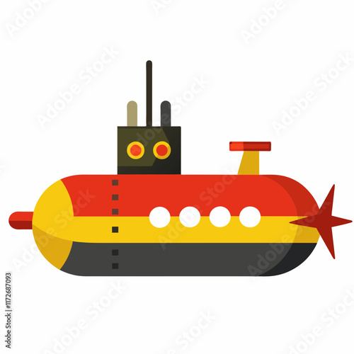 submarine on the beach