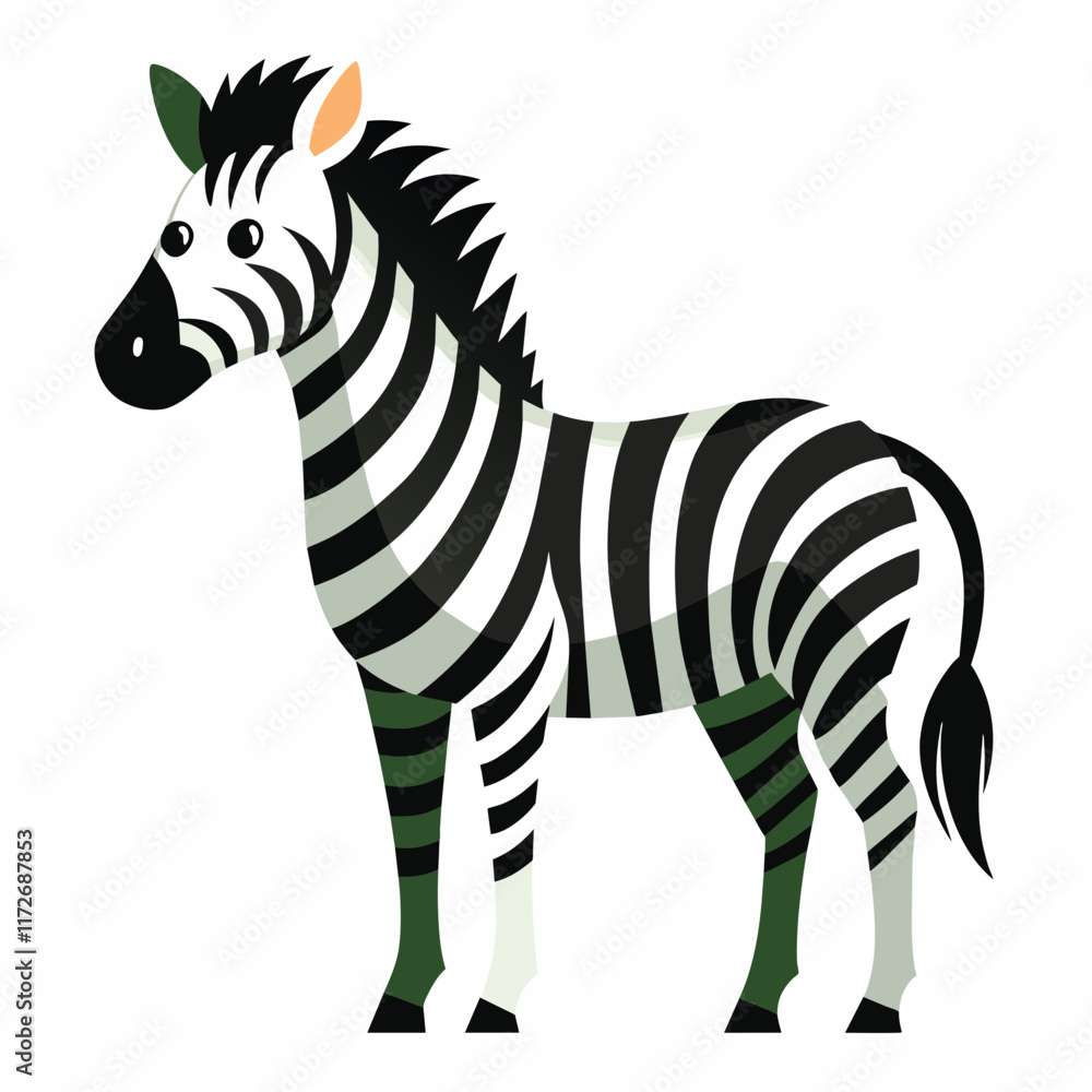Fototapeta premium zebra vector illustration