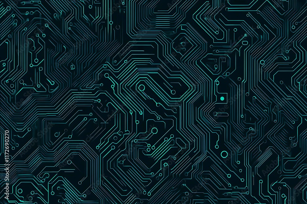 Abstract close-up of a glowing blue digital circuit board, showcasing intricate connections and technological design on a black background.
Abstract close-up of a glowing blue digital circuit board, showcasing intricate connections and technological design on a black background.