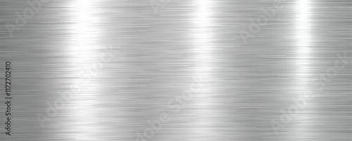 Brushed metal texture background, shiny lustrous dark silver metallic pattern 3d background.