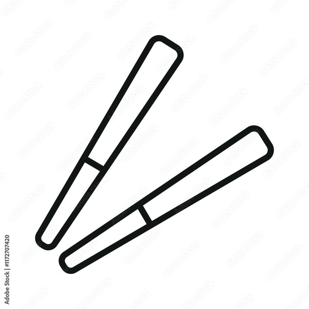 Chopstick icon vector design templates simple and modern Chopstick icon vector design templates simple and modern