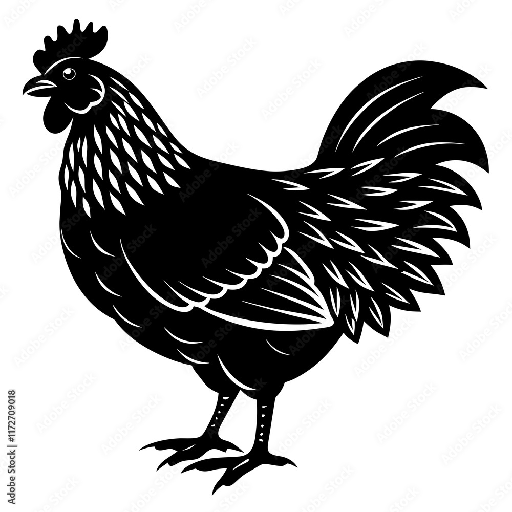 rooster isolated on white background rooster isolated on white background
