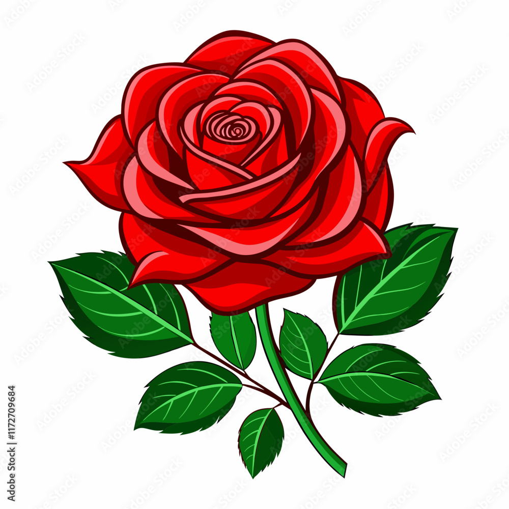 red rose isolated red rose isolated