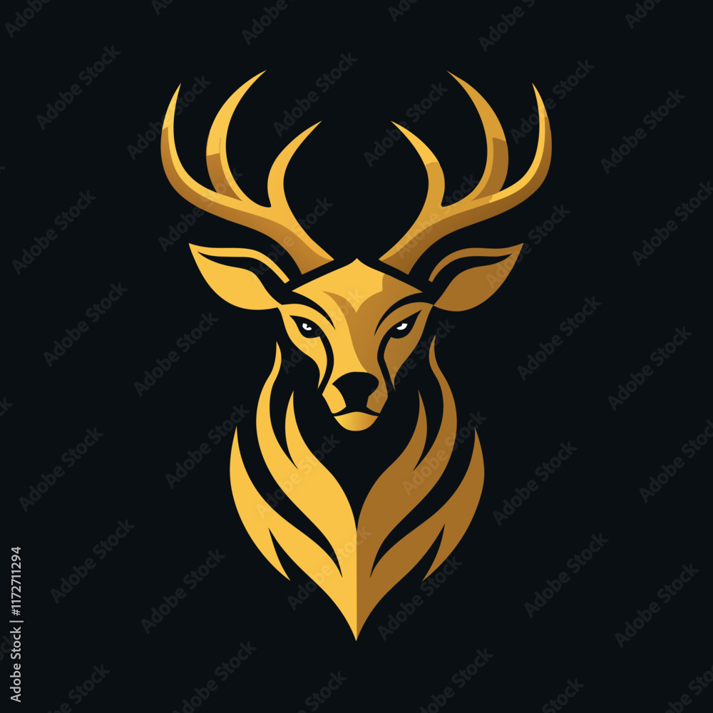 Naklejka premium illustration of deer