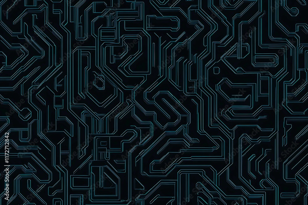 Abstract close-up of a glowing blue digital circuit board, showcasing intricate connections and technological design on a black background.
Abstract close-up of a glowing blue digital circuit board, showcasing intricate connections and technological design on a black background.