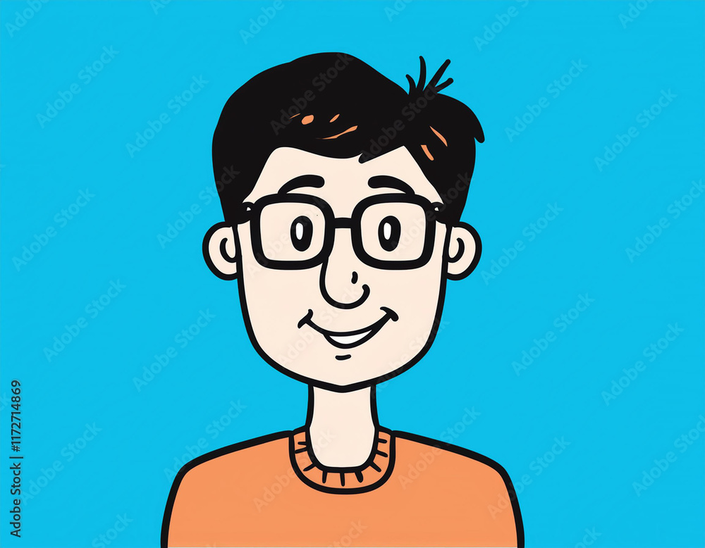 Fototapeta premium man with a smile