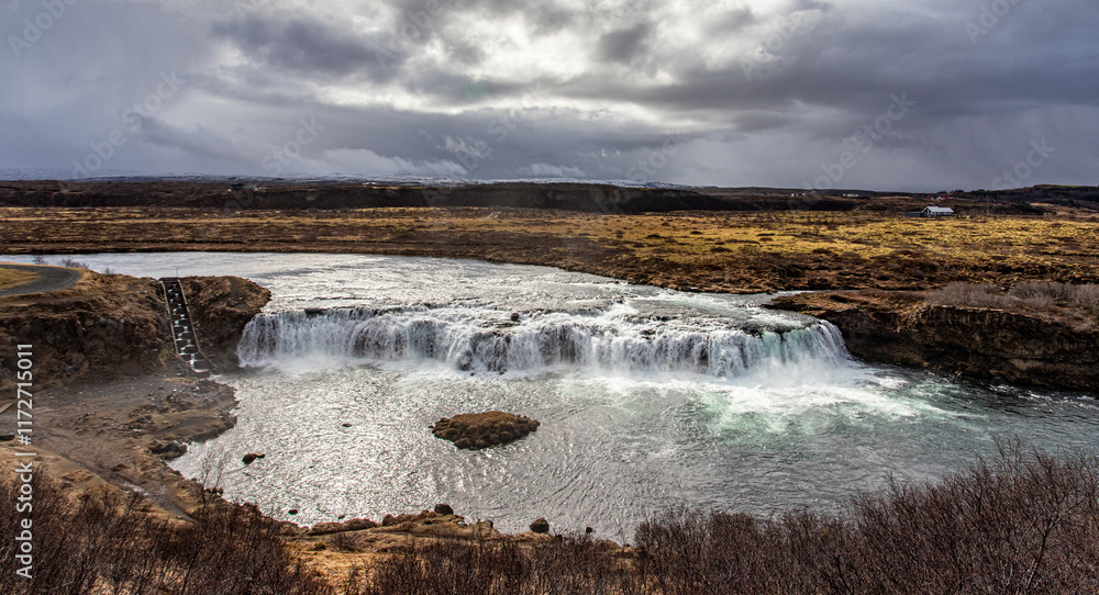 waterfall in Iceland