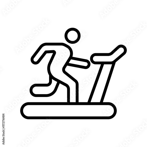 Treadmill Vector Icon