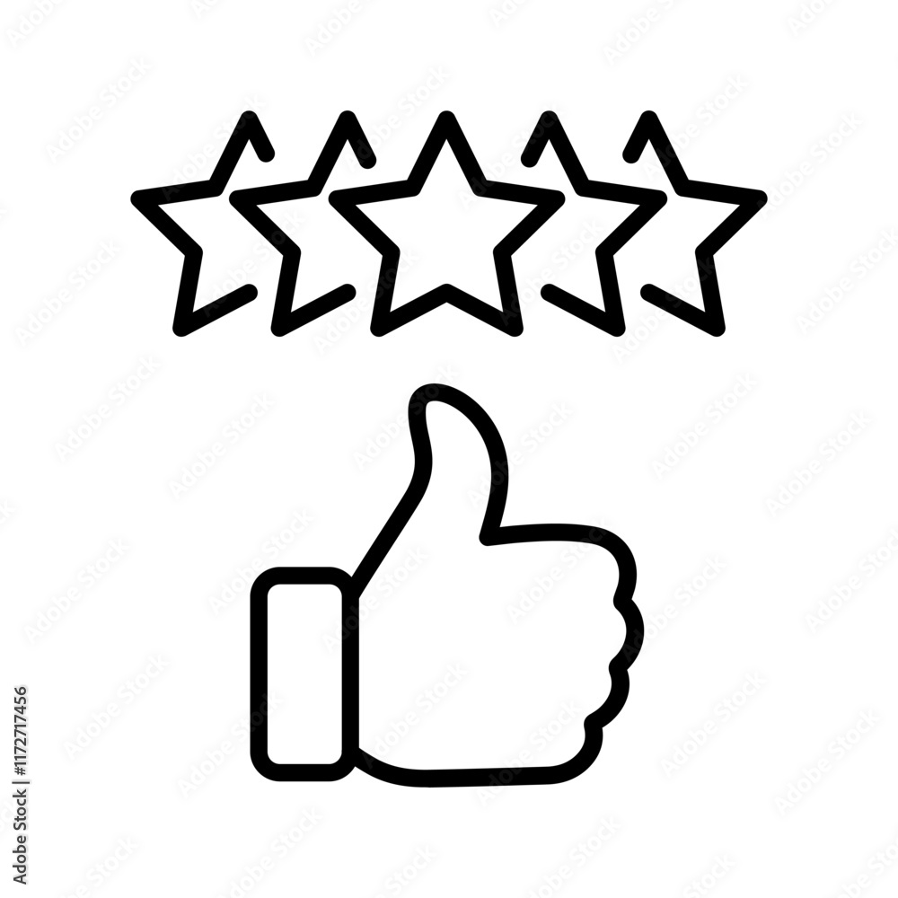Star Rating Vector Icon Star Rating Vector Icon
