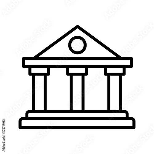 Courtroom Vector Icon