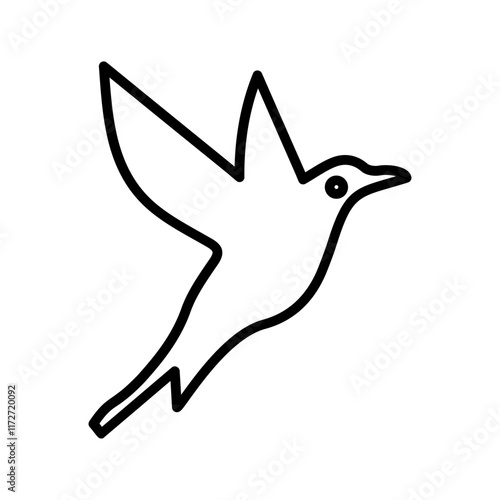 Hummingbird Vector Icon