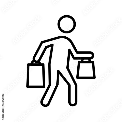 Shopper Vector Icon