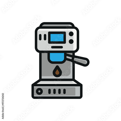 Coffee maker icon vector design templates simple and modern