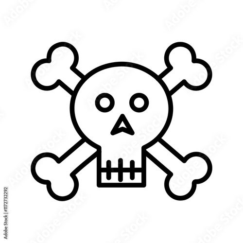 Skull Vector Icon photo