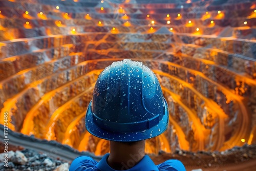 Tablet controlled rig operations for drilling wells in open pit mining of coal and minerals photo