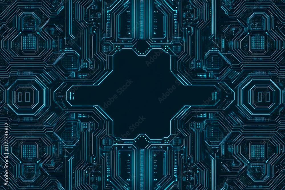 Abstract close-up of a glowing blue digital circuit board, showcasing intricate connections and technological design on a black background.
Abstract close-up of a glowing blue digital circuit board, showcasing intricate connections and technological design on a black background.