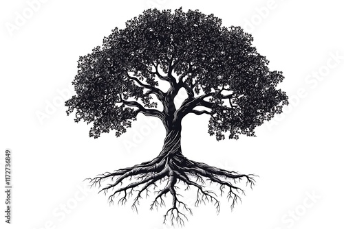 decorative Celtic tree of life