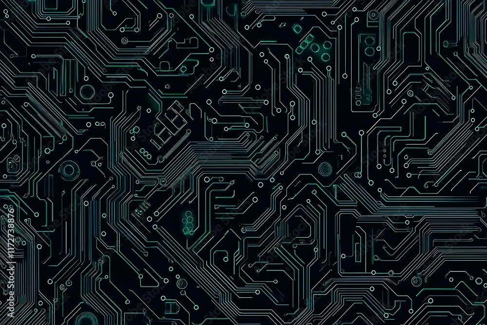 Abstract close-up of a glowing blue digital circuit board, showcasing intricate connections and technological design on a black background.
Abstract close-up of a glowing blue digital circuit board, showcasing intricate connections and technological design on a black background.