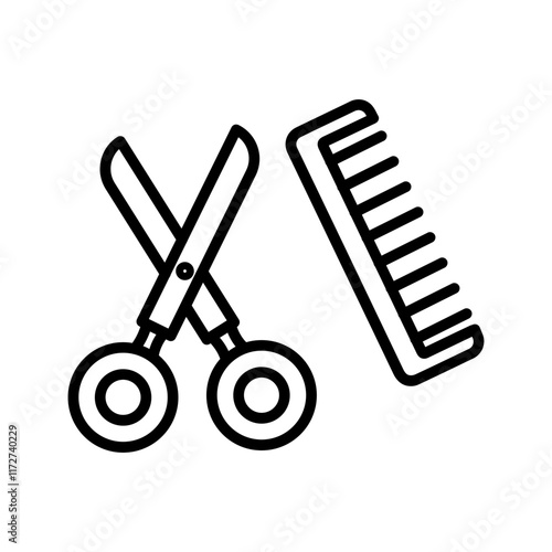 Haircut Vector Icon