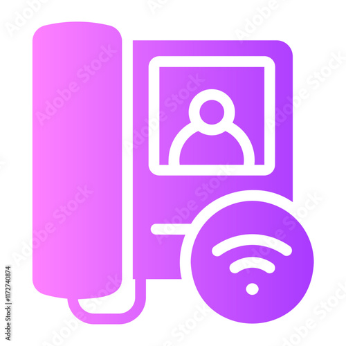 intercom gradient icon