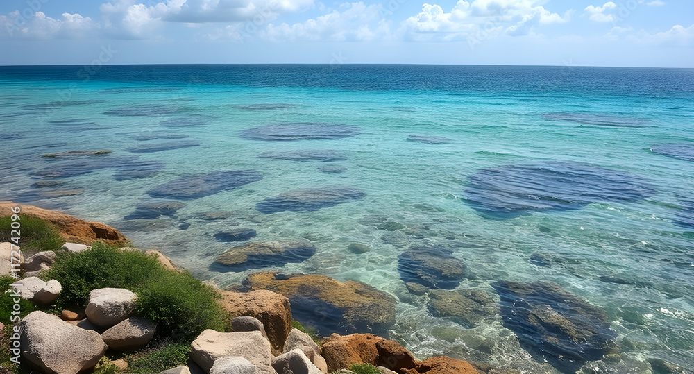 Tranquil Summer Ocean Horizon Tranquil Summer Ocean Horizon