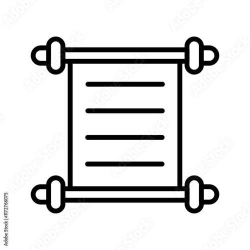Manuscript Vector Icon