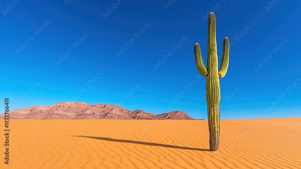 A surfing competition featuring a vast desert with sand dunes and a lone cactus. High Quality A surfing competition featuring a vast desert with sand dunes and a lone cactus. High Quality