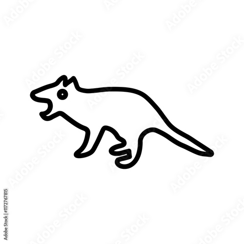 Tasmanian Devil Vector Icon photo