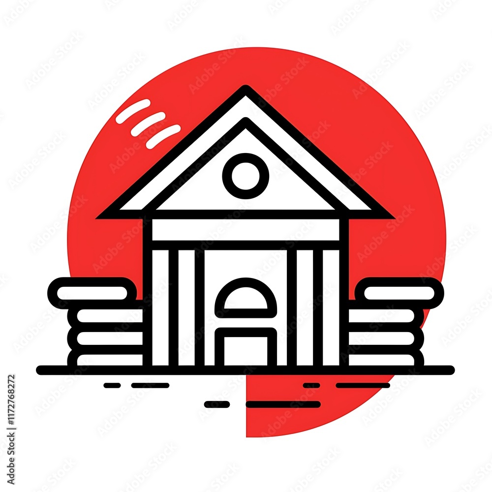 wealth portfolio icon vector white background wealth portfolio icon vector white background