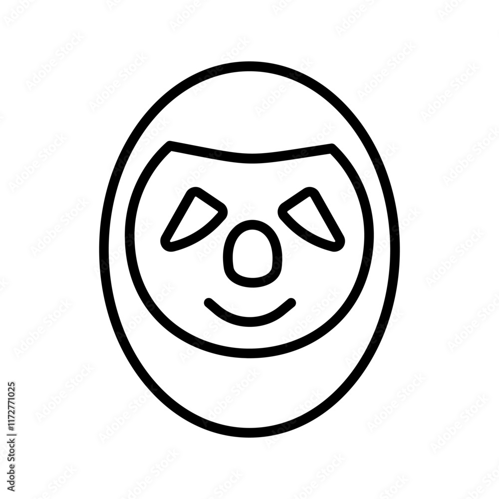 Obraz premium Sloth Vector Icon