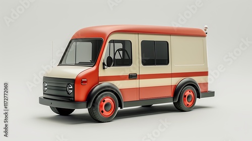 Wallpaper Mural delivery van icon white background vector Torontodigital.ca