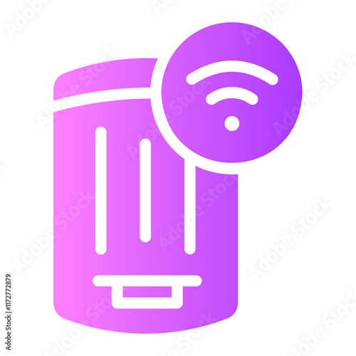 Garbage  gradient icon