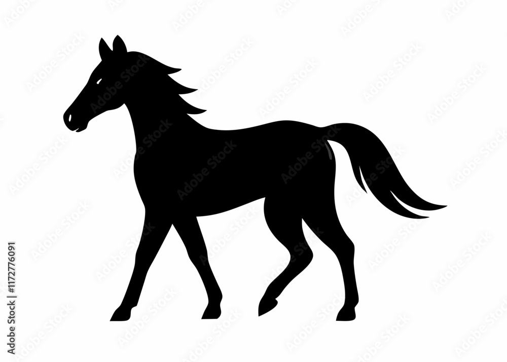 horse silhouette horse silhouette
