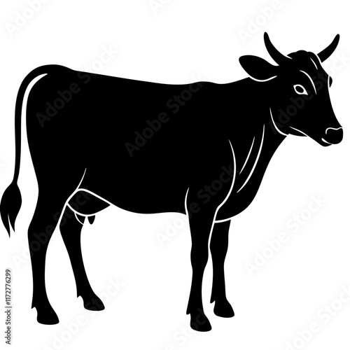 Cow silhouette