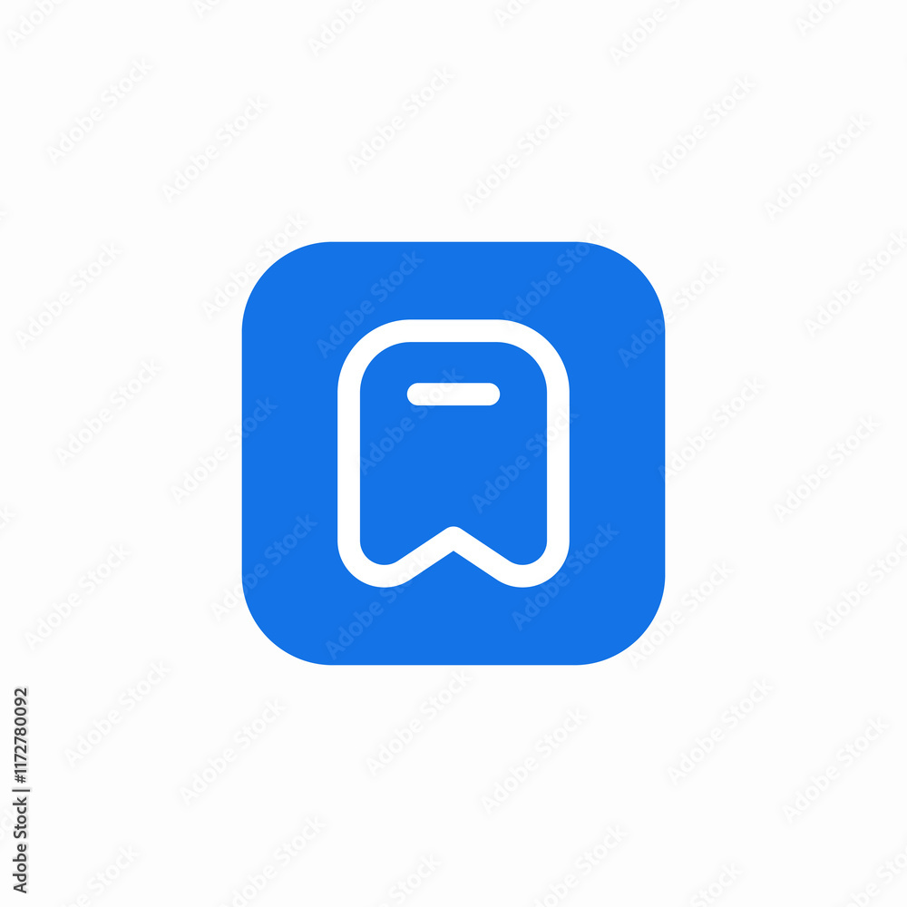 Bookmark save favorite mark icon vector sign Bookmark save favorite mark icon vector sign