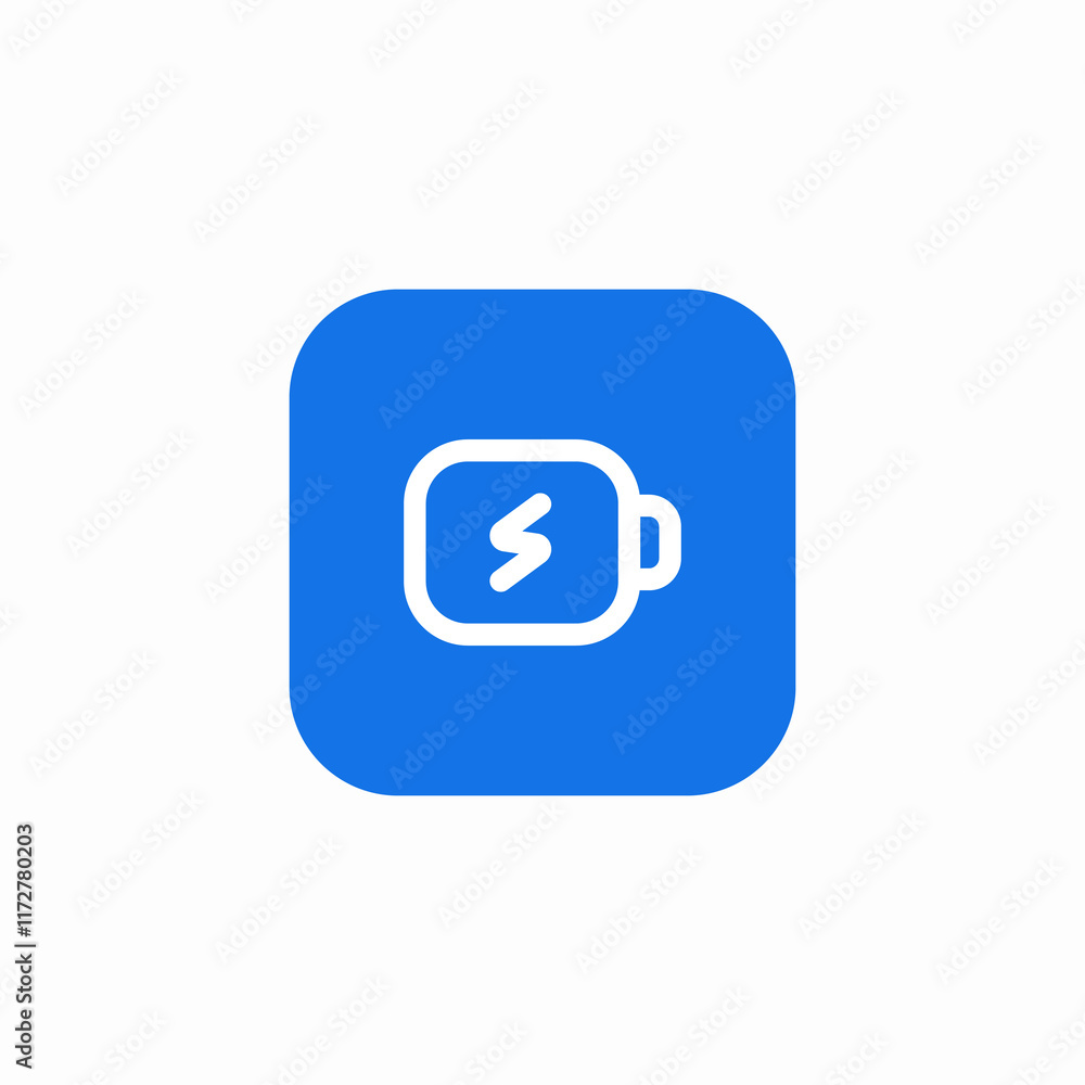 battery is charging icon vector sign battery is charging icon vector sign