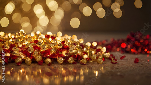 christmas lights on the street