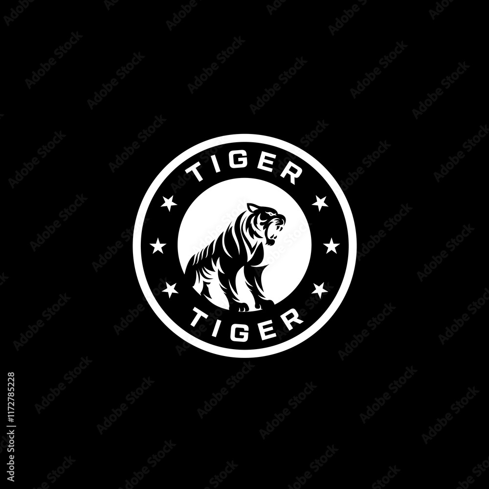 Fototapeta premium Royaltiger King desain logo inspirasi