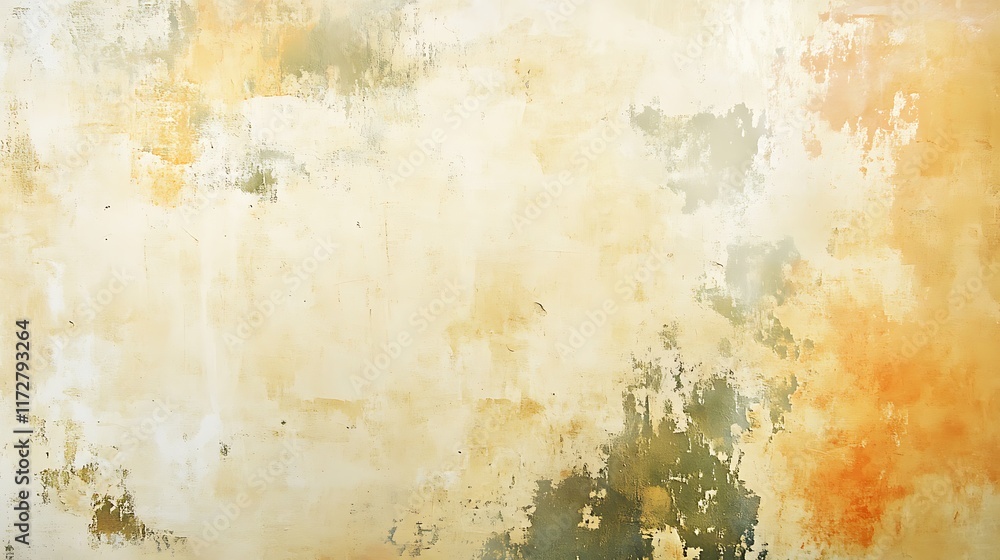 Obraz premium Abstract Beige Green Orange Wall Texture